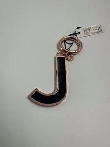 Mimco Modify Key-Ring or Bag Charm Letter J Black with Rose Gold BNWT RRP $59.95 - Picture 1 of 6