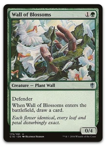 Wall of Blossoms #175 (NM) Commander 2016 C16 Magic MTG - Picture 1 of 2