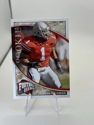 2009 Upper Deck Football Heroes Marcus Freeman #123 Rookie RC Notre Dame Coach - Image 1 of 2