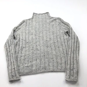 Madewell Donegal Evercrest Turtleneck XS Women's Pullover Sweater Cream AF505 - Picture 1 of 8