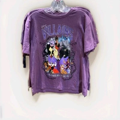 全新 2025 迪士尼公园恶棍世界巡回演唱会衬衫 尺寸 L 现货 — 第 1/2 张图片