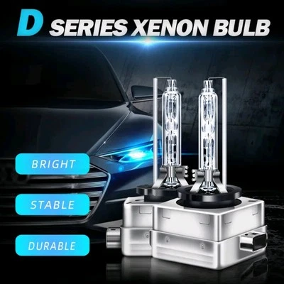 D1S BULB X2 35W 6000K FACTORY XENON BULBS BMW AUDI FORD MERC XENON PAIR - Image 1 of 4