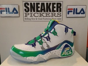 Fila Grant Hill 1 SPRITE Retro - 1BM01372 143 - White / Blue - Green - Size 10.5 - Picture 1 of 12