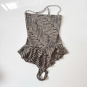 Suzy Black Effie Thong Bodysuit - size Large - Picture 1 of 9