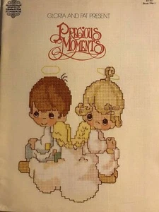 Cross Stitch Pattern Booklet: PRECIOUS MOMENTS (Gloria and Pat) Book PM-1 - Picture 1 of 1
