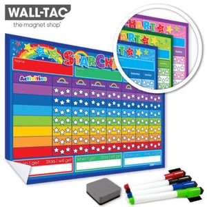 Pegatina de pared WallTAC Star Chart para recompensar el buen comportamiento en niños - Imagen 1 de 31