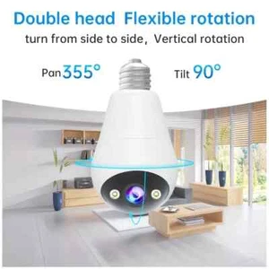 360° 3MP HD FUNK WLAN WIFI IP NETZWERK CAMERA In out ÜBERWACHUNGSKAMERA - Bild 1 von 6