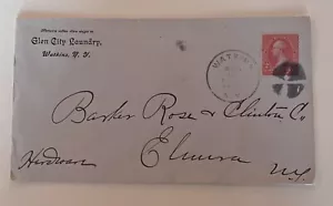 1898 Cubierta Glen City Laundry Watkins Nueva York - Imagen 1 de 5