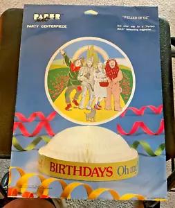 Vintage Wizard of Oz/Judy Garland Centerpiece Paper Art - "Birthday Party Theme" - Picture 1 of 4