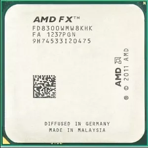 AMD CPU FX-8300 3,3 GHZ socket AM3+ FD8300WMW8KHK - Foto 1 di 1