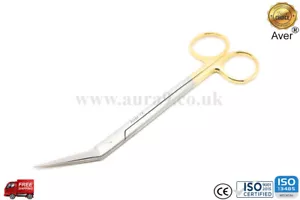 Schere TC Locklin 16,5 cm gebogen scharf, Präparieren Gewebe Zahnfleisch Zahnarzt & Chirurgie - Bild 1 von 1