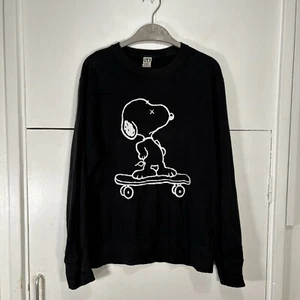 Felpa Uniqlo Kaws Peanuts maglione nero taglia S - Foto 1 di 6