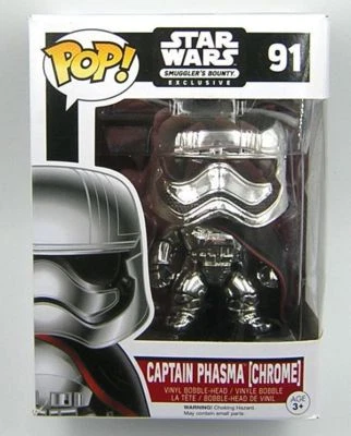 Star Wars Pop Vinyl 91 Captain Phasma (Smugglers Bounty) - Image 1 of 2