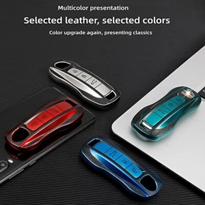 Práctica funda para llaves de coche resistente a caídas para Porsche/Cayenne/Macan/Panamera/718 - Imagen 1 de 14