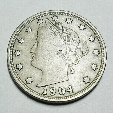 1904 P LIBERTY HEAD "V" NICKEL  *AG OR BETTER*  **FREE SHIPPING** Cover