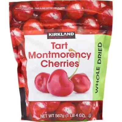 Organic Dried Tart Montmorency Cherries 20 oz Jumbo Bag Kirkland Signature xl - Image 1 of 4