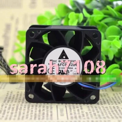 1PC NEW DELTA AFC0612DE 6038 12V 1.80A cooling fan 2-wire A1 #LM - Image 1 of 3