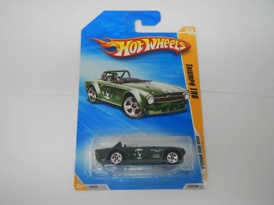 Hot Wheels 2009 New Models Triumph TR6 Green 5 Sp 33/42 - Image 1 of 4