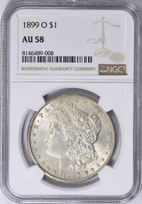 1899 -  O   MORGAN  SILVER  DOLLAR - Image 1 of 2