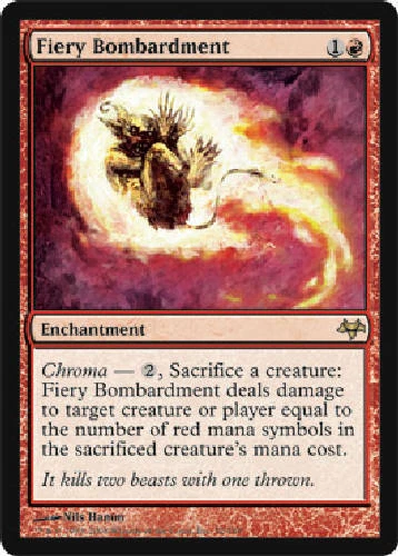FIERY BOMBARDMENT Eventide MTG Magic the Gathering Cards DJMagic - Image 1 of 1