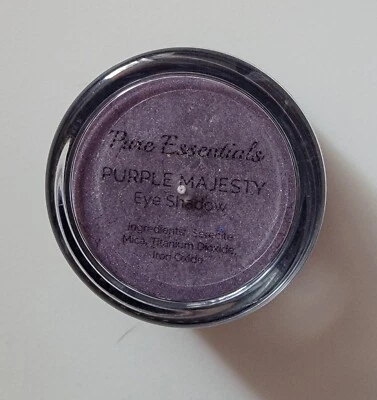 PURE ESSENTIALS BARE EYE SHADOW MAKEUP MINERALS - PURPLE MAJESTY 10G Sifter Jar - Image 1 of 2