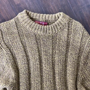 De Colección Años 70 Colección Tradicional Sears 100% Lana Suéter Abuelo Mediano Grunge - Imagen 1 de 9