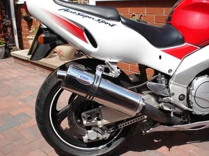 Escape de moto Yamaha YZF1000 THUNDERACE acero inoxidable ovalado R rendimiento legal - Imagen 1 de 3