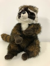 Plush Creations Inc. Woodsie Raccoon Large Stuffed Animal Long Bushy Tail NEW