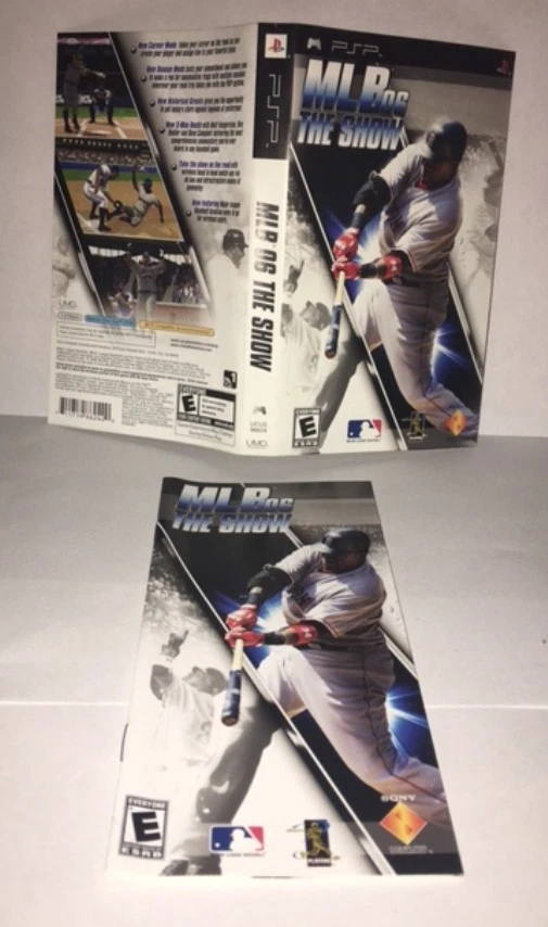 MLB The Show 06 PSP Original Replacement Artwork & Manual - Image 1 of 1