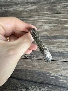 SASSI LA MUTH DAVID LEE CUFF BRACELET & STERLING SILVER 925 Hammered - Picture 1 of 10