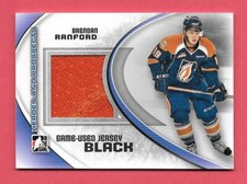 2011-12 Brendan Ranford ITG In The Game Heroes and Prospects Jersey /100