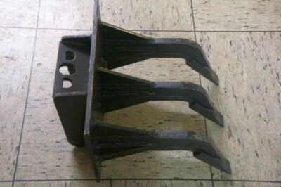 MS01 Roderechen, Astrechen, Baggerharke, Dreizahn 375 mm - Bild 1 von 4