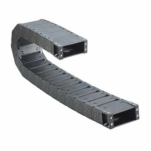 1M, große Energiekette 30x 57,77mm, mit Deckel - Schleppkette -Kabelführung - Bild 1 von 5