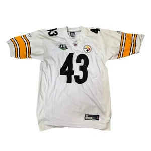 Reebok Stitched Troy Polamalu #43 Pittsburgh Steelers NFL Trikot Größe 52 - Bild 1 von 7