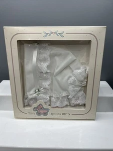 Stephan Tiny Treasures Keepsake Baptism Christening Bonnet New - Picture 1 of 9