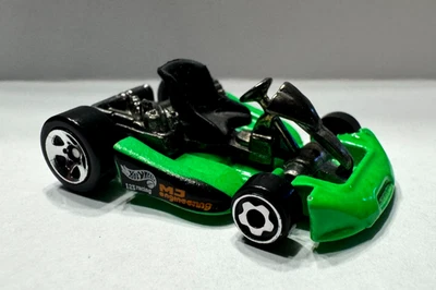 HOT WHEELS 1998 FIRST EDITION GO KART #651 GREEN - Image 1 of 3