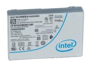 Dysk SSD 2TB Intel Dell NVMe P4510 SSDPE2KX020T8 0D4CC6 0D4CC6 - Zdjęcie 1 z 1