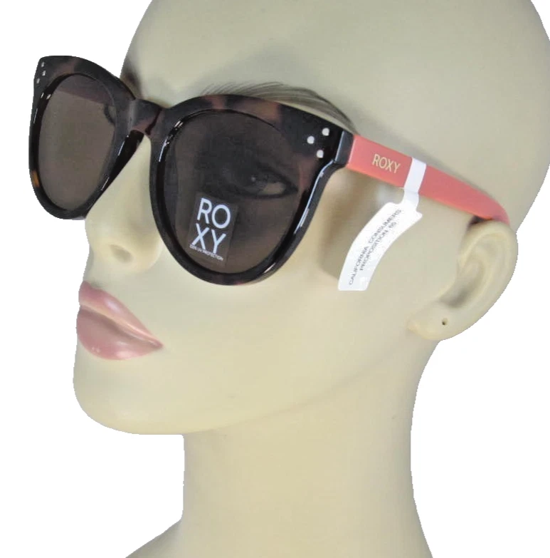 ROXY 经典形状太阳镜玳瑁壳轮辋珊瑚臂 RS3002OP-215 — 第 1/4 张图片