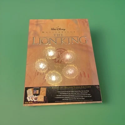 Disney The Lion King Masterpiece Exclusive Deluxe Video Edition VHS Sealed - Image 1 of 4