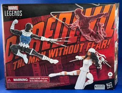 MARVEL LEGENDS 6" DAREDEVIL PAQUETE DE 3 NUEVO SIN ABRIR CAJA SELLADA HASBRO PULSE EXCL SIN USAR, EN CAJA Foto 1 de 4