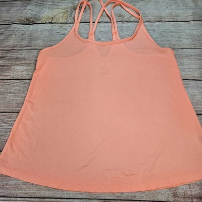 Camiseta sin mangas Old Navy Active para mujer grande con tiras fluida Go Dry rosa Foto 1 de 4