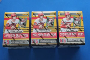 2021 PANINI PRIZM DRAFT PICKS BOX 5 PACKS WITH ONE BONUS INSIDE-3 BOX LOT SEALED - Picture 1 of 5