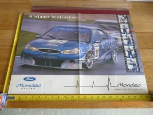 WILL HOY FORD MONDEO AUTO TRADER SILVERSTONE BTCC AUTOSPORT POSTER *READ* - Picture 1 of 6