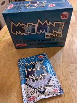 Gerrit MINI MINI CHICLES Chiclets Sugar Free Mint Gum Candy -20 Bags - Image 1 of 2