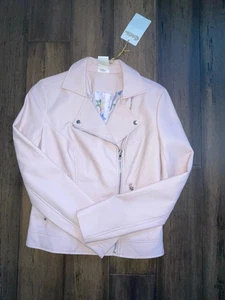 Pretty Guardian Sailor Moon Exclusive PU Leather Jacket Hot Topic XS pink NWT - Picture 1 of 8