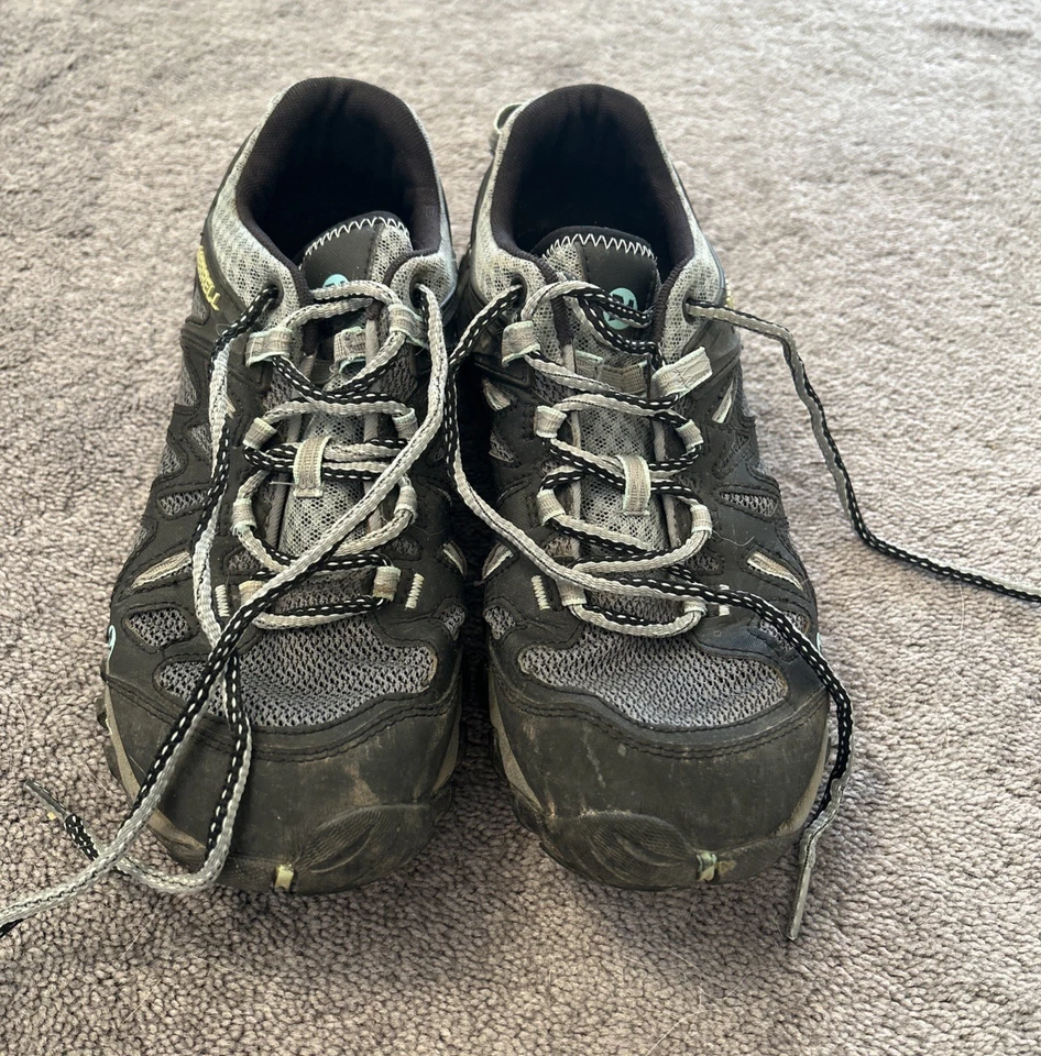 Merrell All Out Blaze Aero Sport Hiking Water Trail Shoes Vent Gray Womens 9 - Изображение 1 из 4