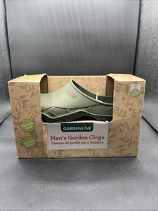 Gardenline grün Garten Clogs Herren 9/10 neu im Karton Outdoor - Bild 1 von 5