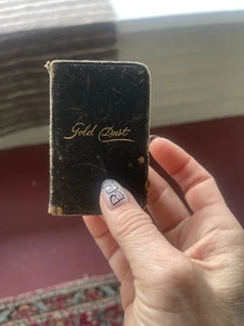1910 Gold Dust Miniature Devotional Book Thomas Nelson & Sons Pocket Edition - Foto 1 di 17