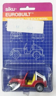 Siku Eurobuilt 1:55 Jeep CJ-5 Diecast - Made In W. Germany -#1053 - Image 1 of 4
