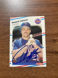 Autogramm signed Autogramm Howard Johnson Mets - Bild 1 von 1